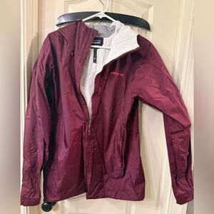 Patagonia Women's Burgundy Rain Jacket